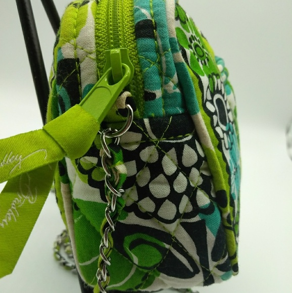 Vera Bradley Limes Up Mini Chain Crossbody Bag - Picture 6 of 8